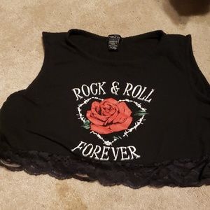 Rock & roll crop top
